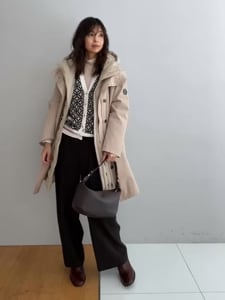 DRESSTERIORドレステリア オーバーラップサークルVネックカーディガン